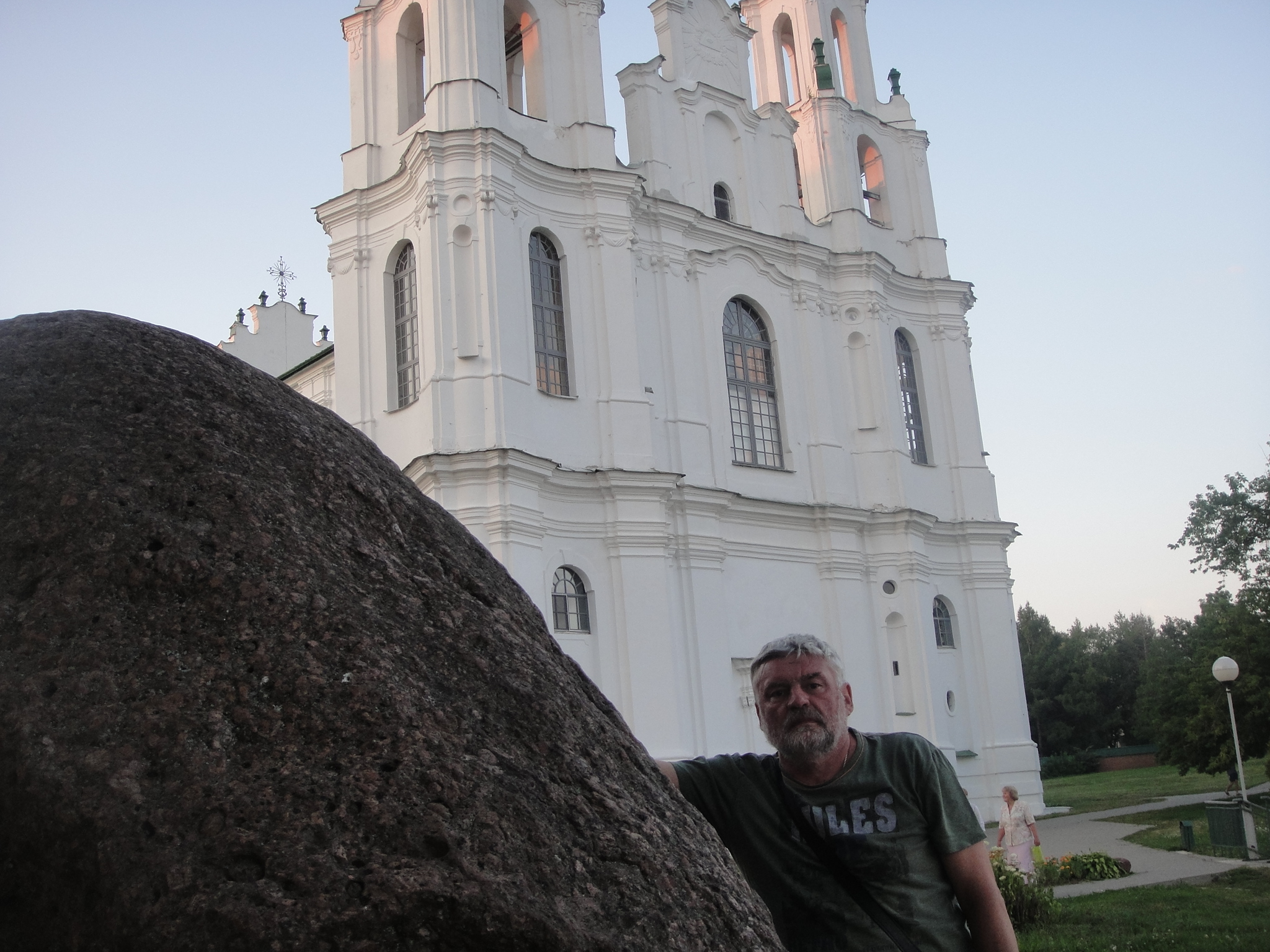 Каля Сафійскага сабора ў Полацку. 2014 г.