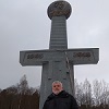 Каля помніка паўстанцам 1863 г. паблізу вёскі Слабодка Астравецкага раёна. Фота Уладзіміра Піпіна.